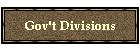 Gov't Divisions